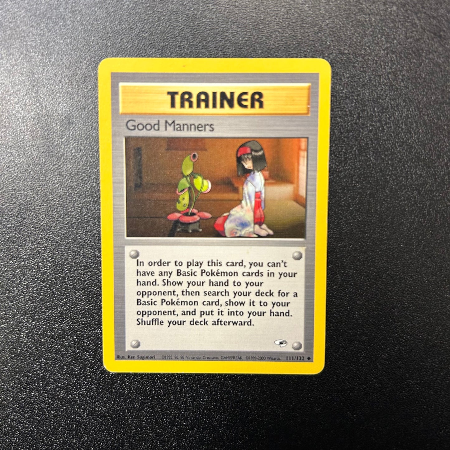 Pokemon TCG Good Manners Trainer 111/132 Gym Heroes
