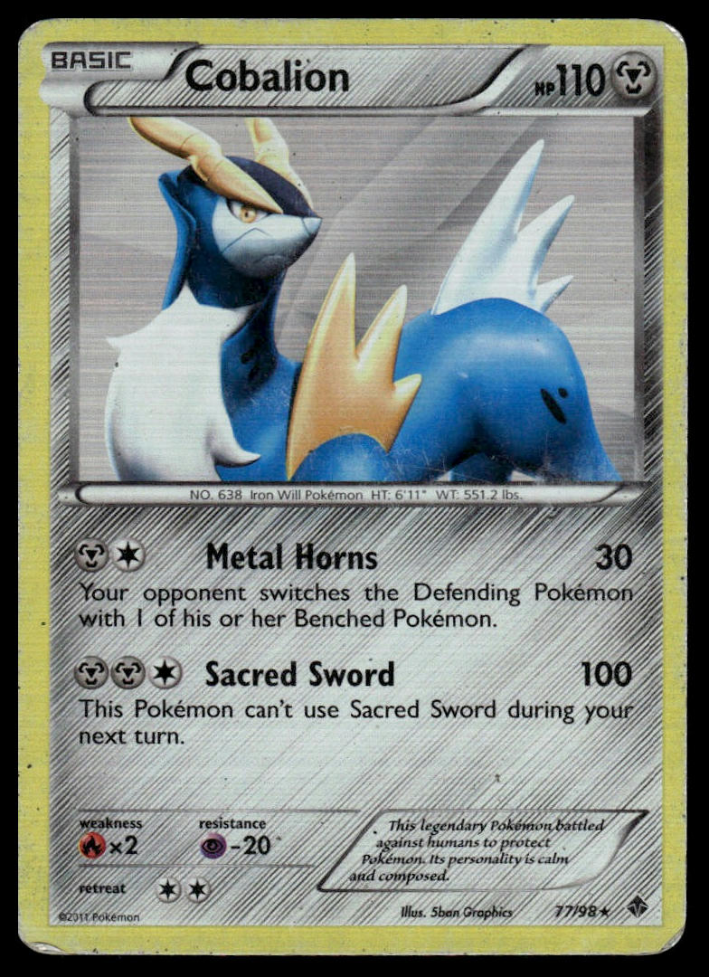 Pokemon TCG Cobalion #77/98 Emerging Powers