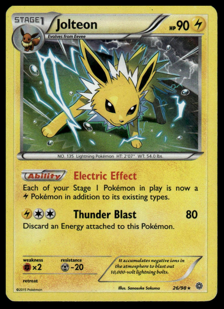 Pokemon TCG Jolteon #26/98 XY - Ancient Origins
