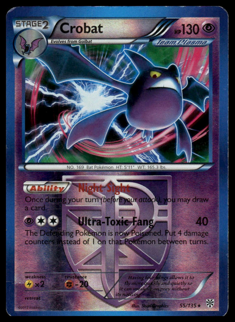Pokemon TCG Crobat (Team Plasma) #55/135 Plasma Storm