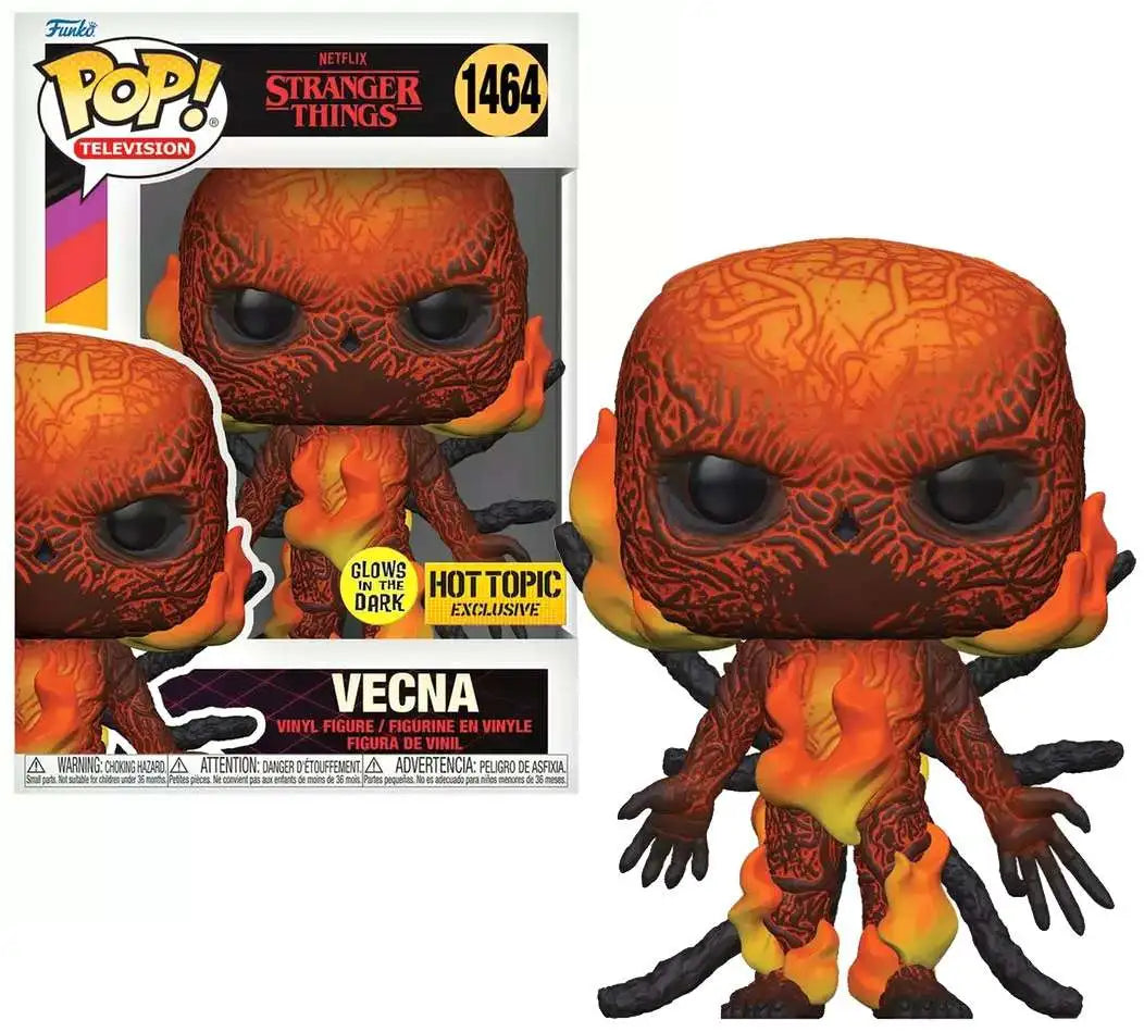 Funko Pop! Television Stranger Things - Vecna #1464 Glow in the Dark Hot Topic Exclusive