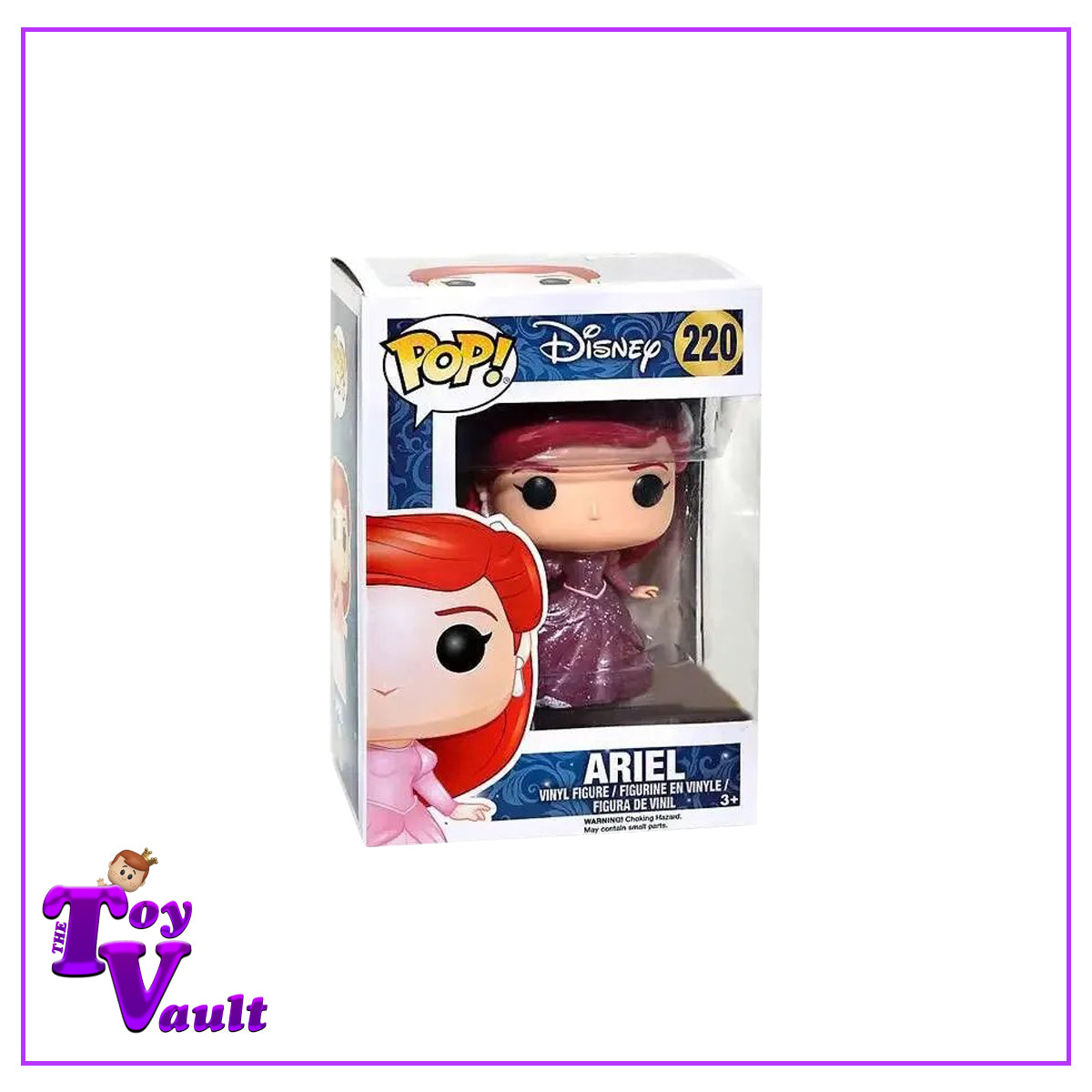 Funko Pop! Disney The Little Mermaid - Ariel (Pink Dress) #220 Hot Topic Exclusive