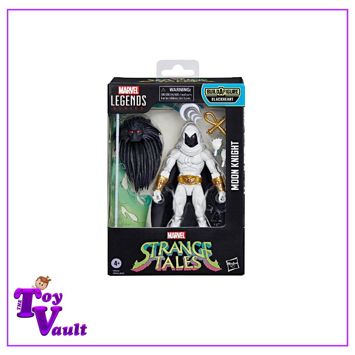 Hasbro Marvel Legends Strange Tales - Moon Knight 6-Inch Action Figure (Blackheart Build-a-Wave)
