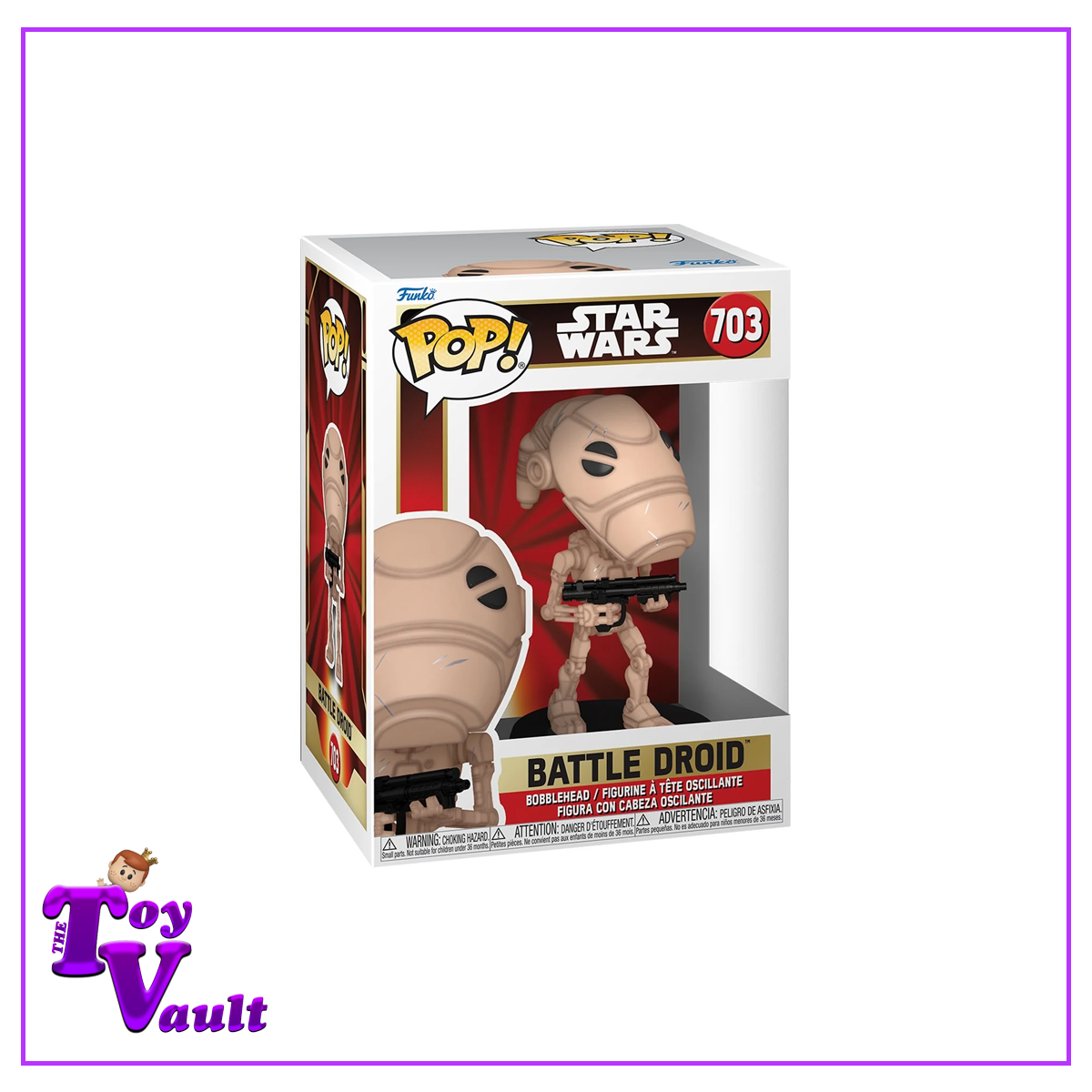 Funko Pop! Star Wars Episode 1 The Phantom Menace - Battle Droid #703