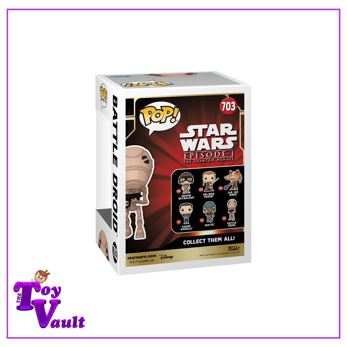 Funko Pop! Star Wars Episode 1 The Phantom Menace - Battle Droid #703