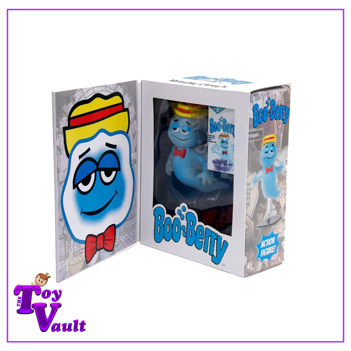 Jada Toys Icons General Mills - Boo Berry (Glow in the Dark) 6 Inch Scale Action Figure Exclusive