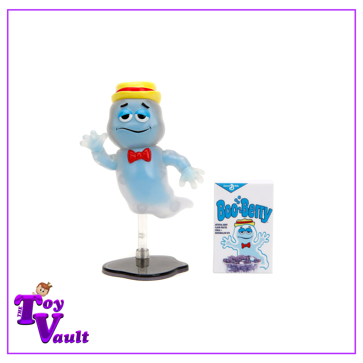 Jada Toys Icons General Mills - Boo Berry (Glow in the Dark) 6 Inch Scale Action Figure Exclusive
