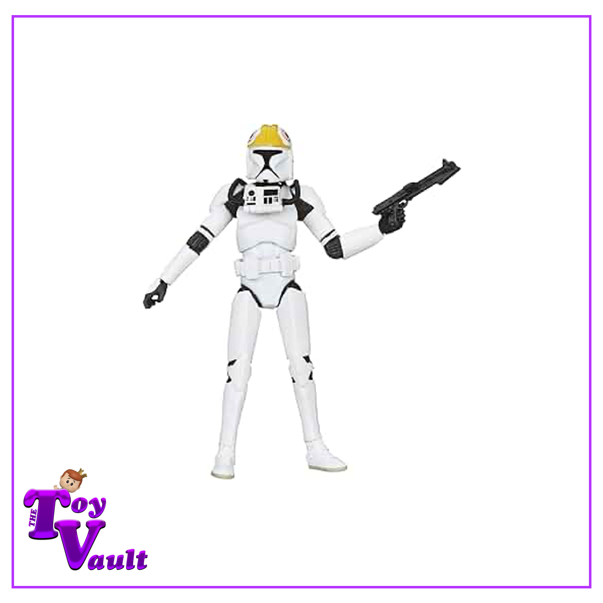Hasbro Star Wars The Black Series The Clone Wars - Clone Pilot #08 (Orange Label) 4 inch Figure