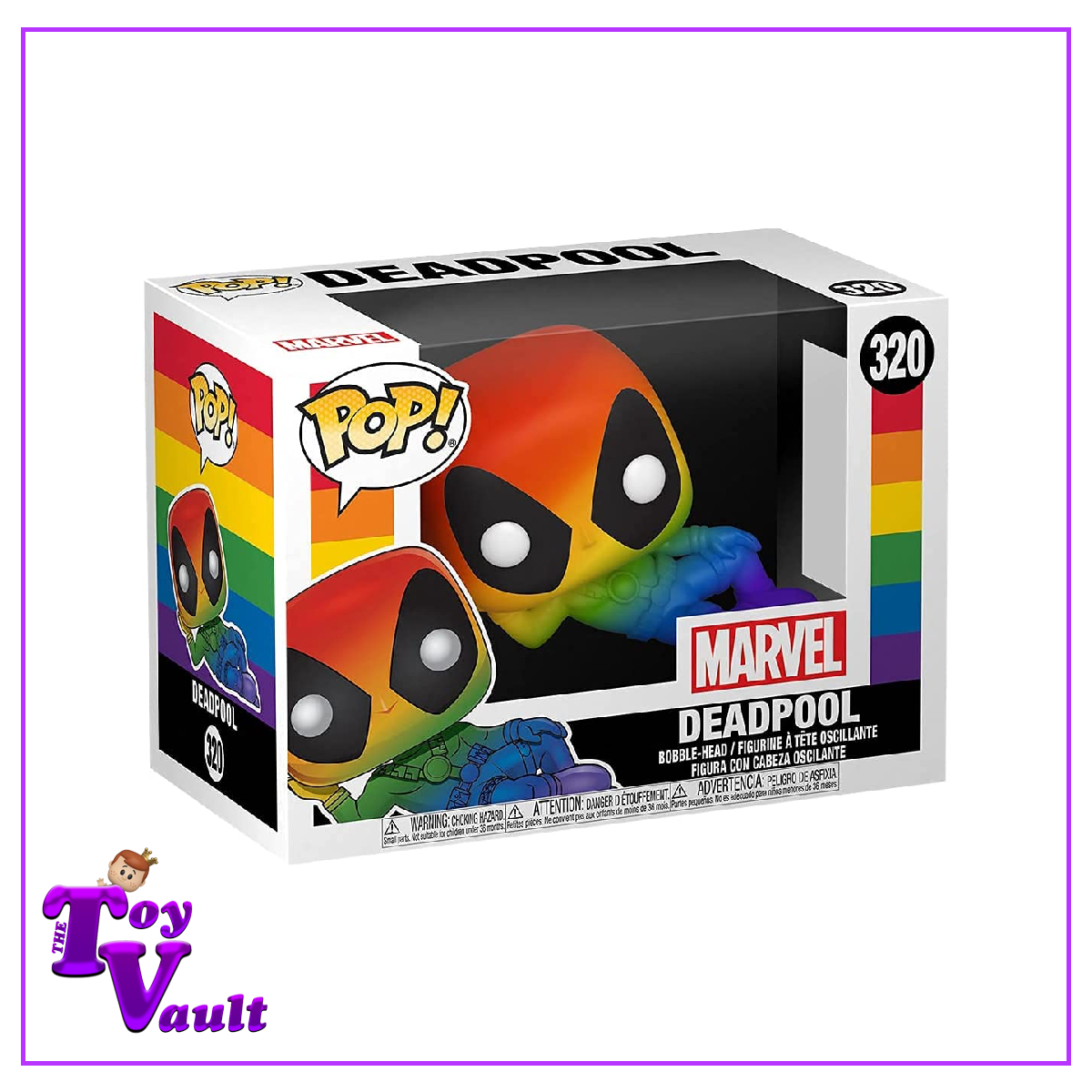Funko Pop! Marvel Pride - Deadpool (Rainbow) #320