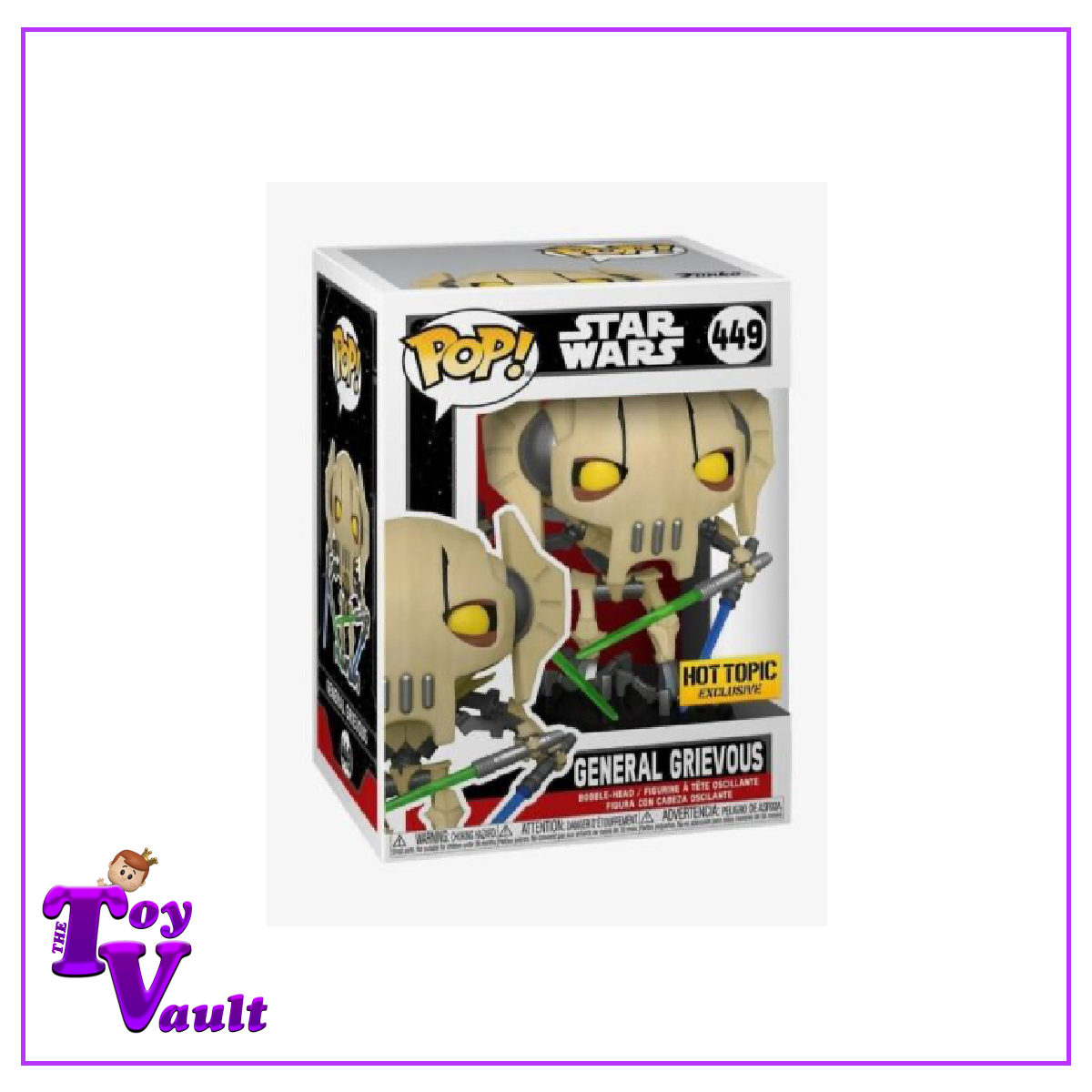 Funko Pop! Star Wars - General Grevious #449 Hot Topic Exclusive