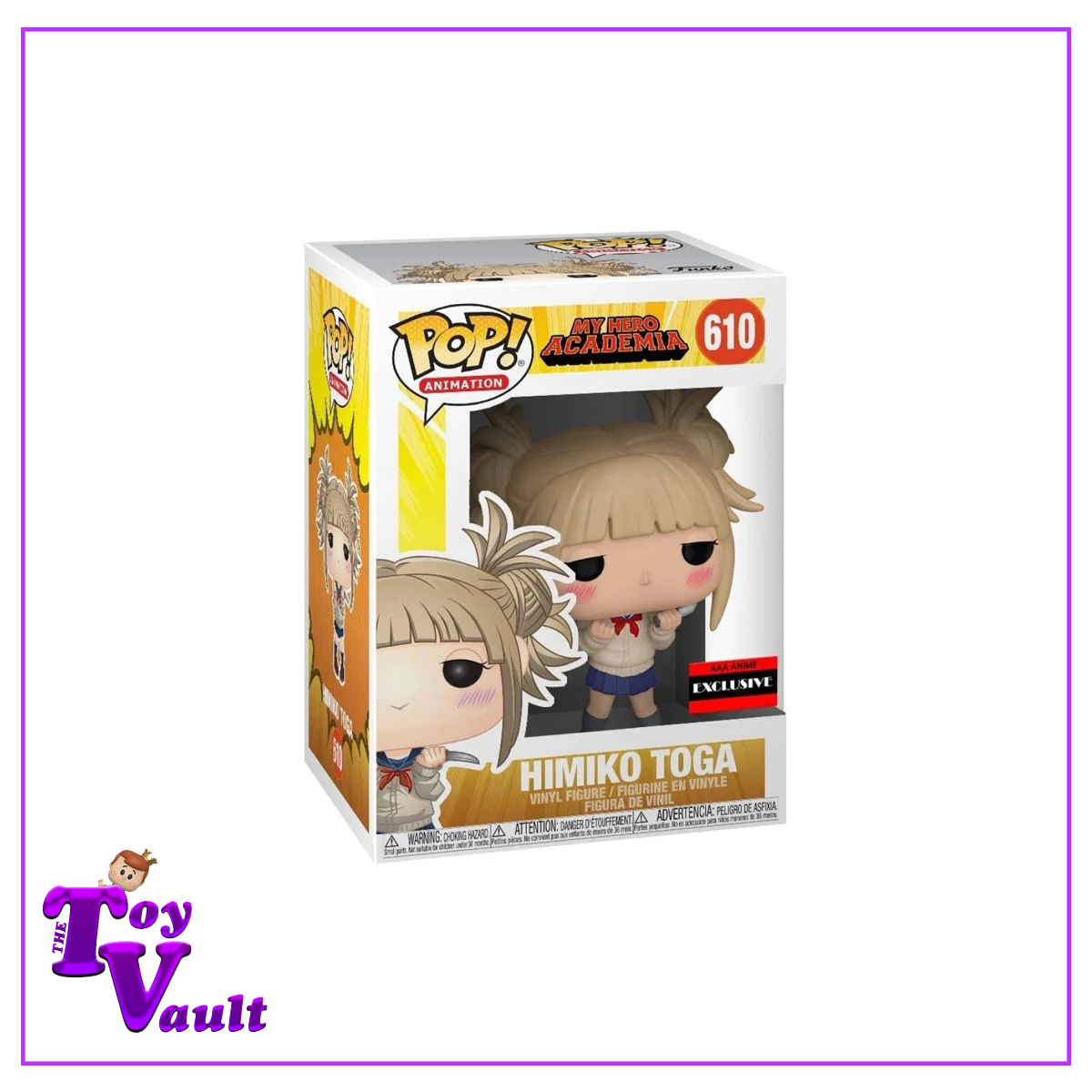 Funko Pop! Animation My Hero Academia - Himiko Toga #610 AAA Anime Exclusive