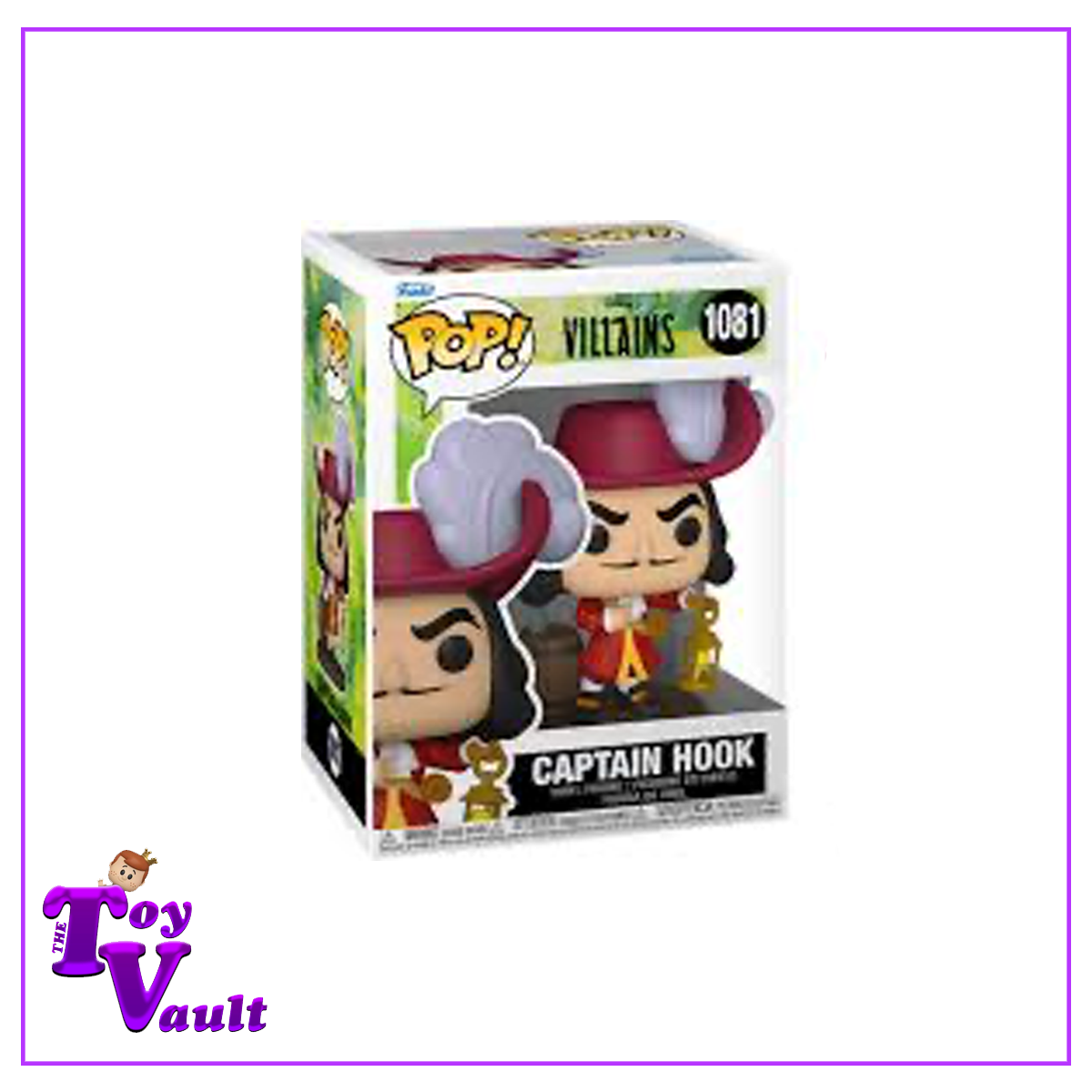Funko Pop! Disney Villains Peter Pan - Captain Hook #1081