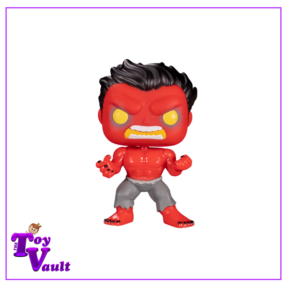 Funko Pop! Marvel Avengers - Red Hulk #854 Glow in the Dark Chase Special Edition Exclusive