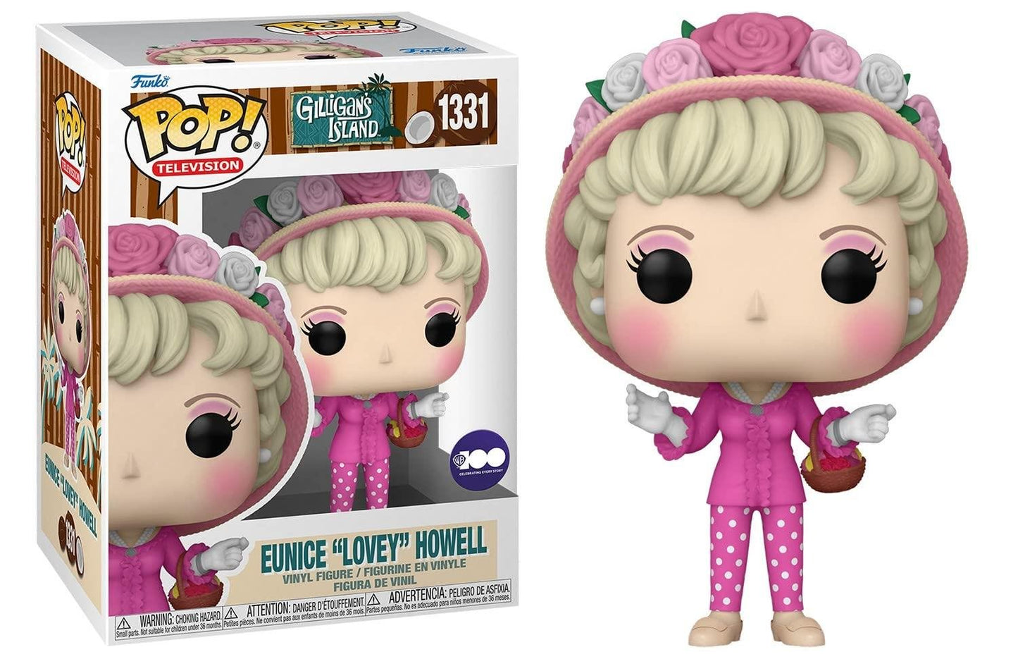 Funko Pop! Television Gilligan's Island - Eunice "Lovey" Howell #1331 Warner Bros 100th Anniversary Exclusive