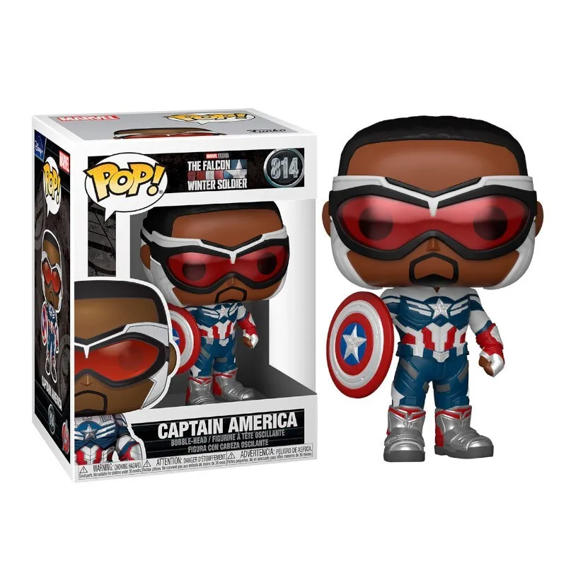 Funko Pop! Marvel The Falcon and Winter Soldier - Captain America #814
