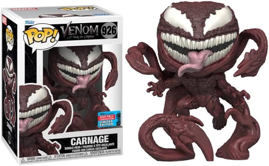 Funko Pop! Marvel Venom - Carnage #926 New York Comic Con Exclusive