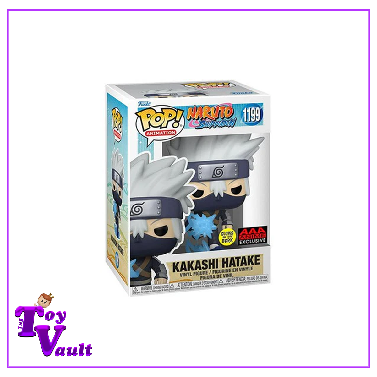 Funko Pop! Animation Naruto - Kakashi Hatake #1199 AAA Anime Exclusive