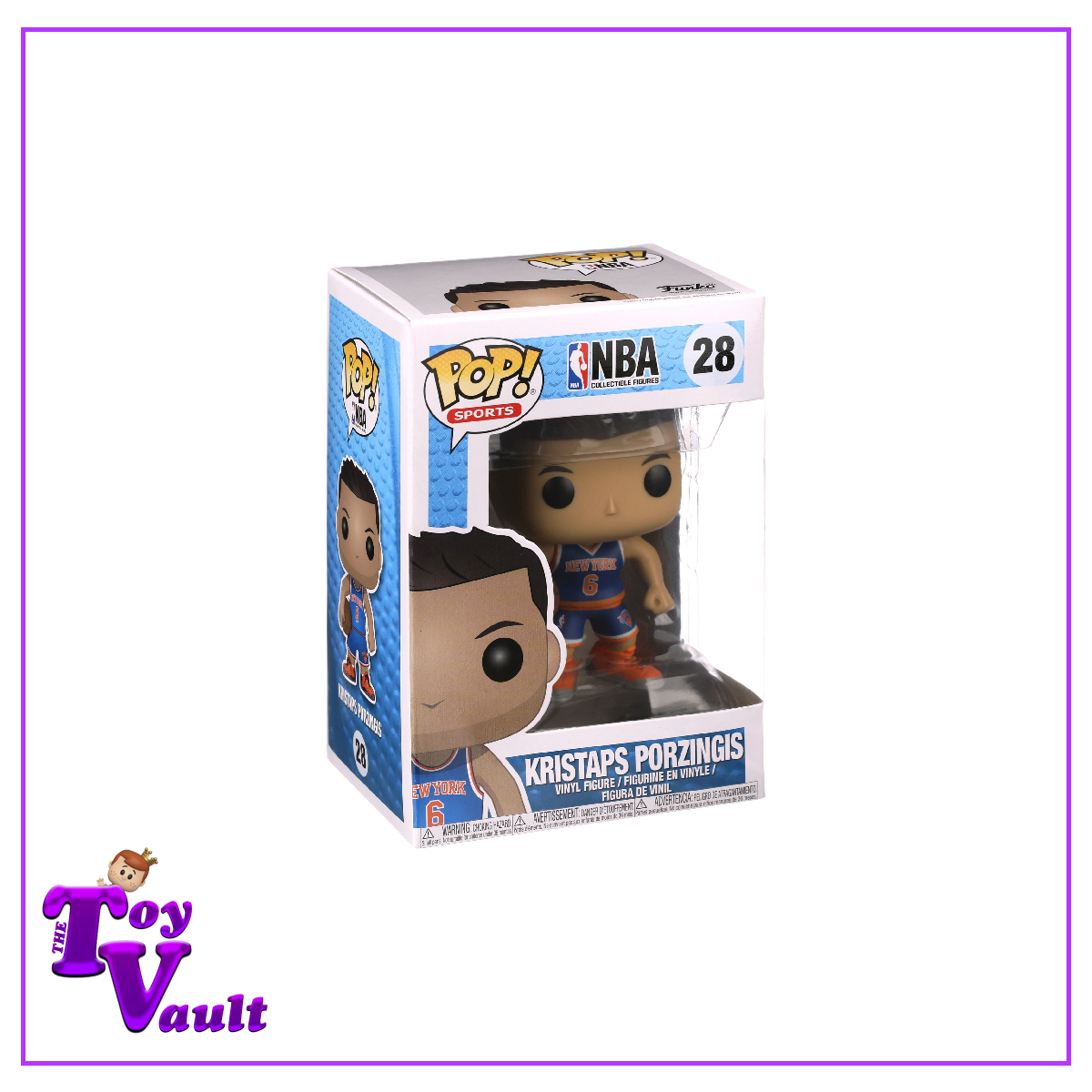 Funko Pop! Sports NBA Basketball - Kristaps Porzingis #28