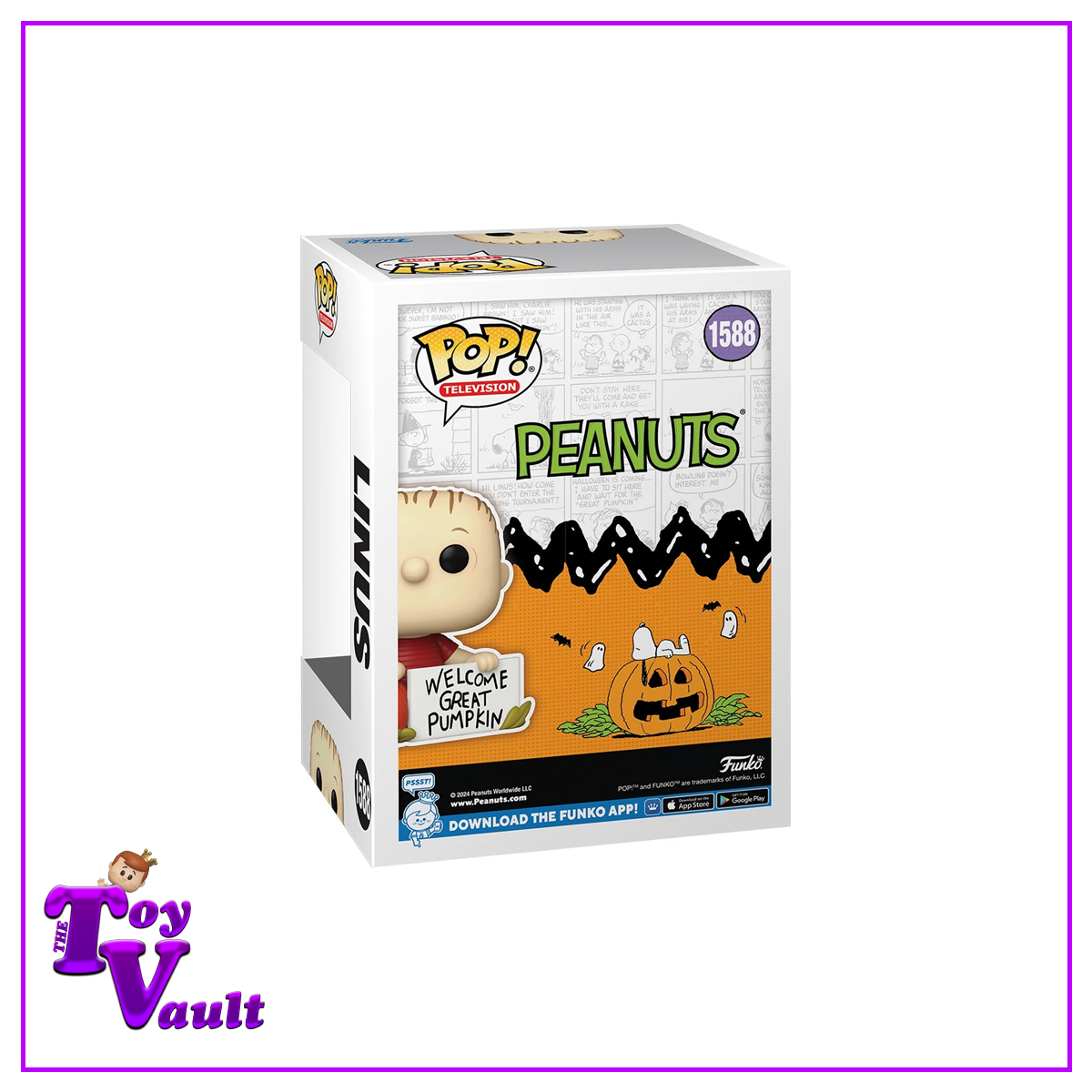 Funko Pop! Movies Peanuts It's The Great Pumpkin Charlie Brown - Linus #1588