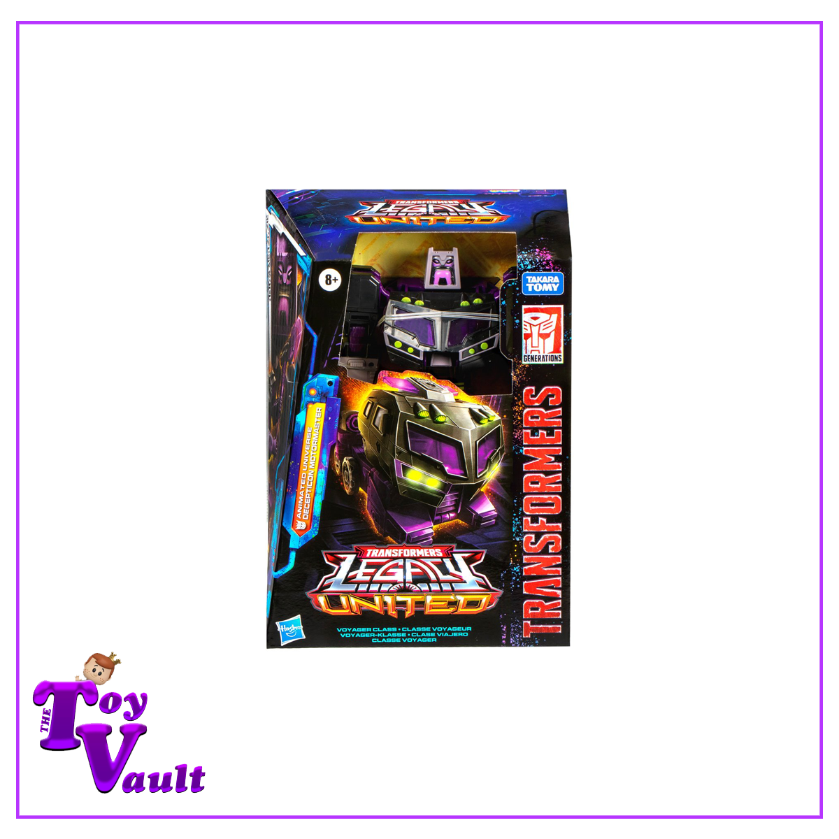 Hasbro Transformers Legacy United Voyager Class: Animated Universe - Deception Motormaster