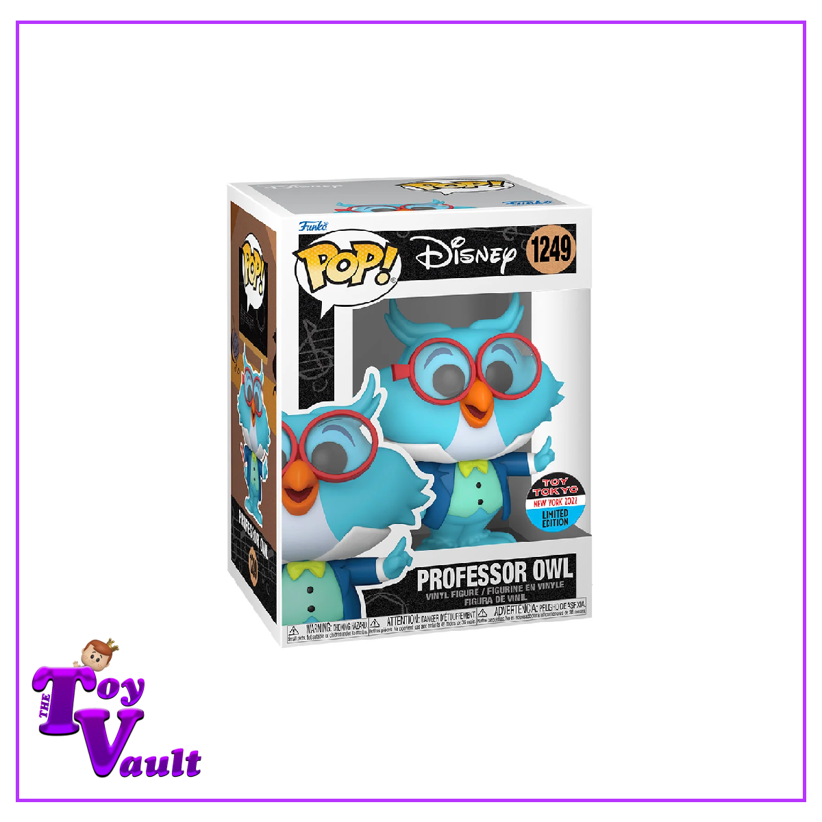 Funko Pop! Disney Winnie the Pooh - Professor Owl #1249 Toy Tokyo 2022 New York Comic Con Exclusive