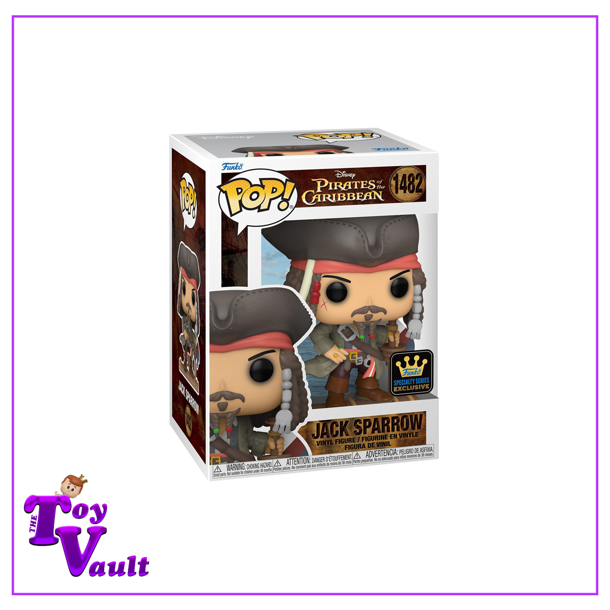 Funko Pop! Disney Pirates of the Caribbean - Jack Sparrow (Opening) #1482 Specialty Series Exclusive