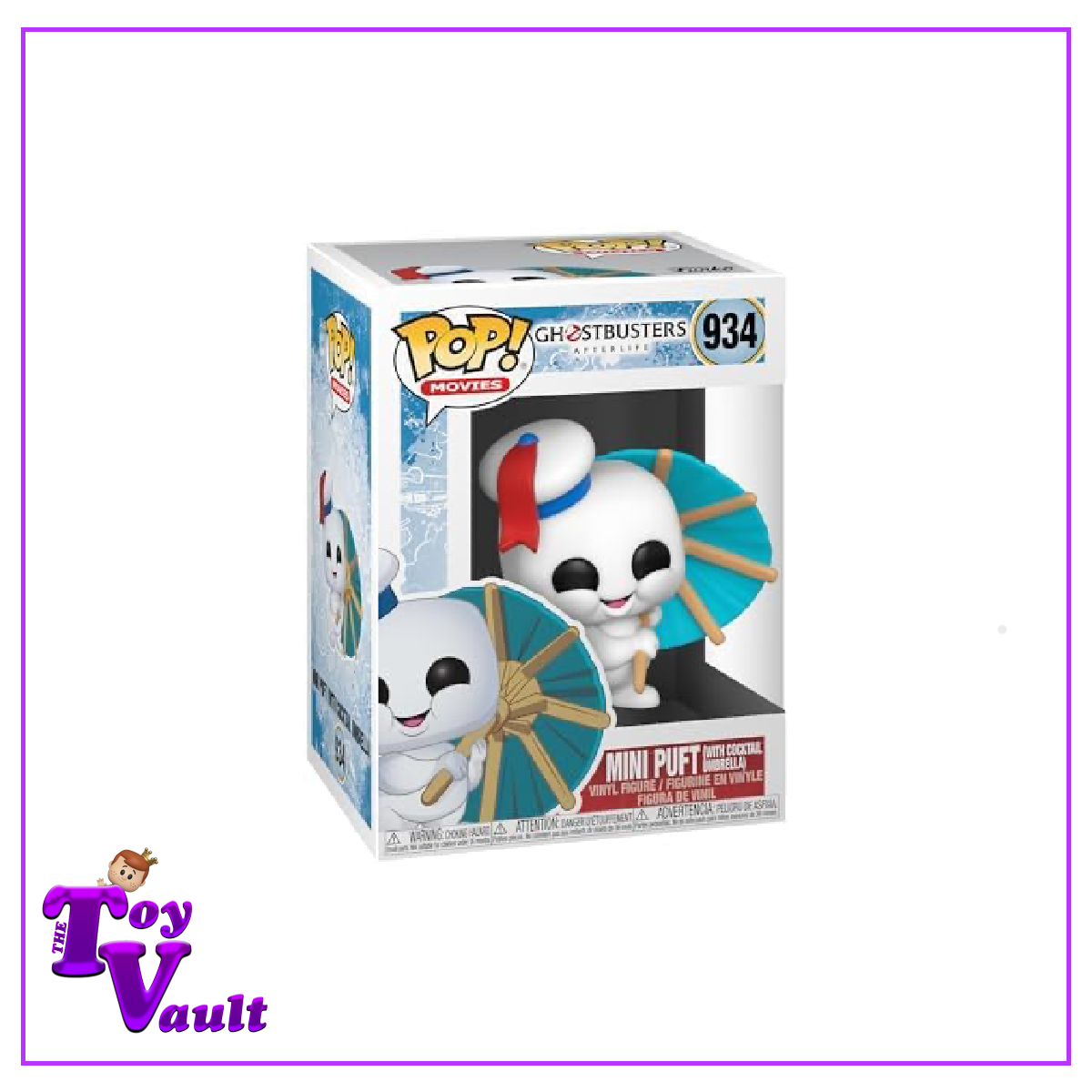 Funko Pop! Movies Ghostbusters - Mini Puft with Cocktail Umbrella #934 *DAMAGED*