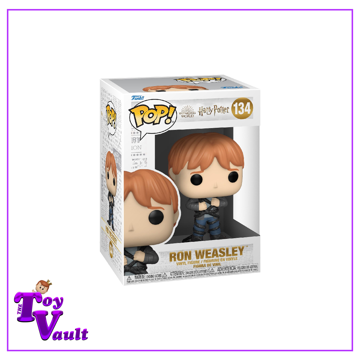 Funko Pop! Movies Harry Potter - Ron Weasley #134 with Devil's Snare