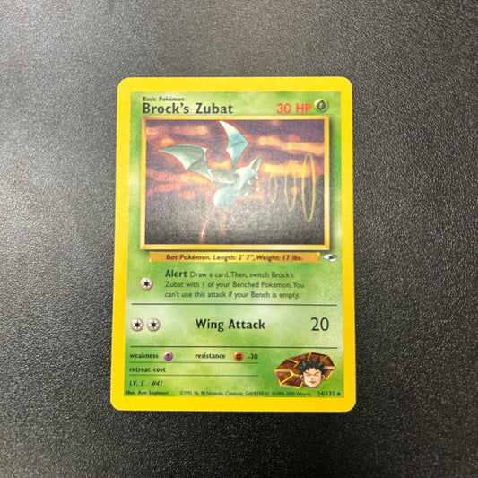 Pokemon TCG Brock's Zubat 24/132