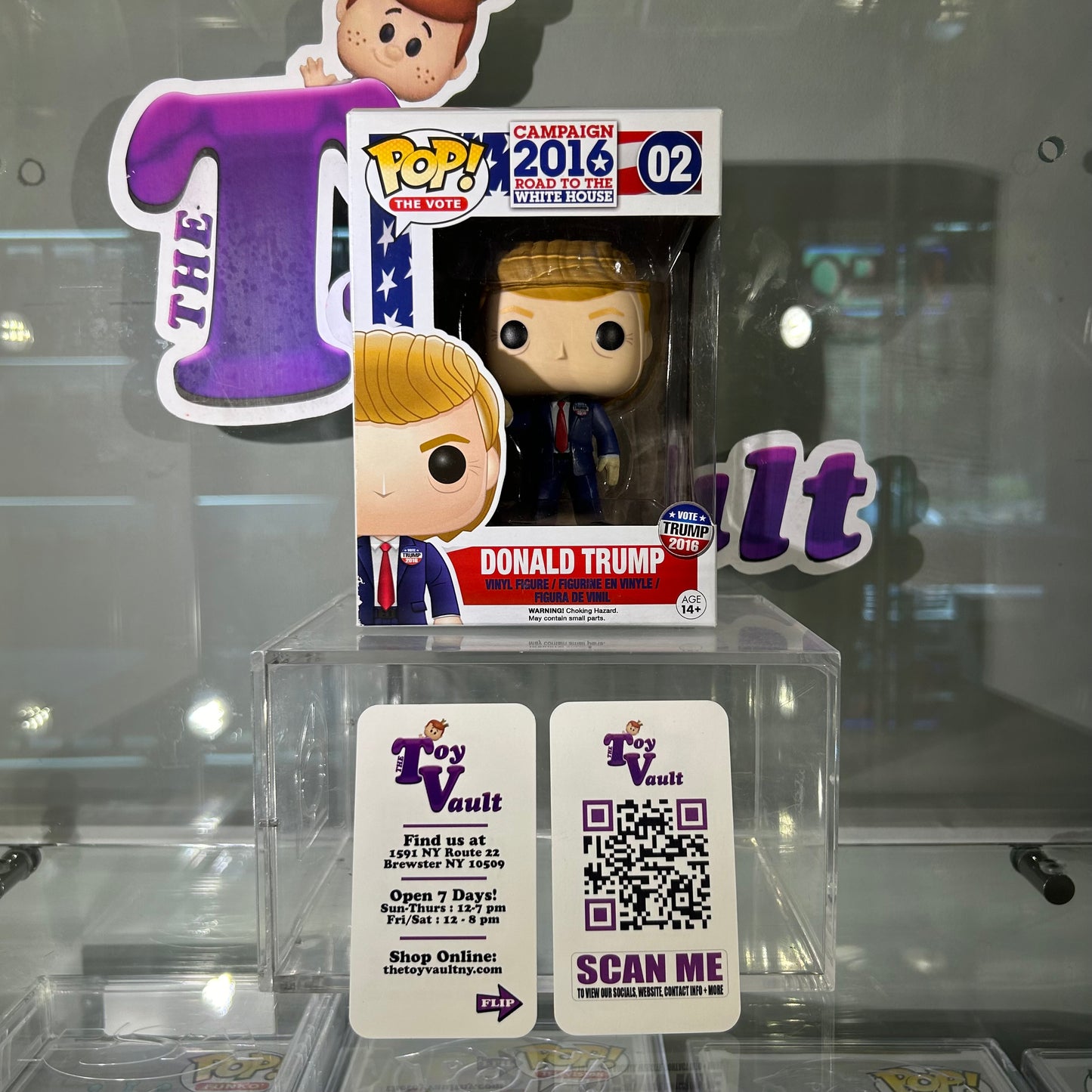 [SOLD 7.28.24] Funko Pop! Icons Politics Road to the White House - Donald Trump #02