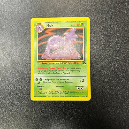 Pokemon TCG Fossil Muk 28/62