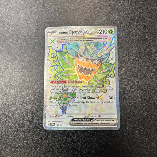 Pokemon TCG Teal Mask Ogerpon EX Full Art 166 Promo