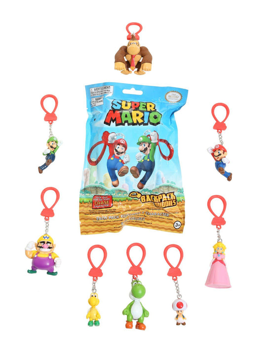 Super Mario Backpack Buddies Keychain Mystery Bag (Series 2)