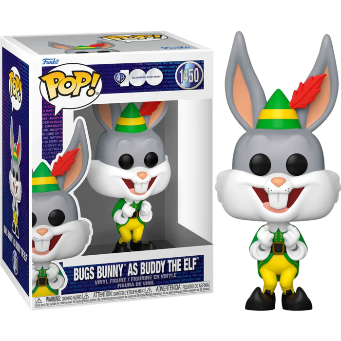 Funko Pop! Television Looney Tunes x Elf - Bugs Bunny as Buddy the Elf #1450