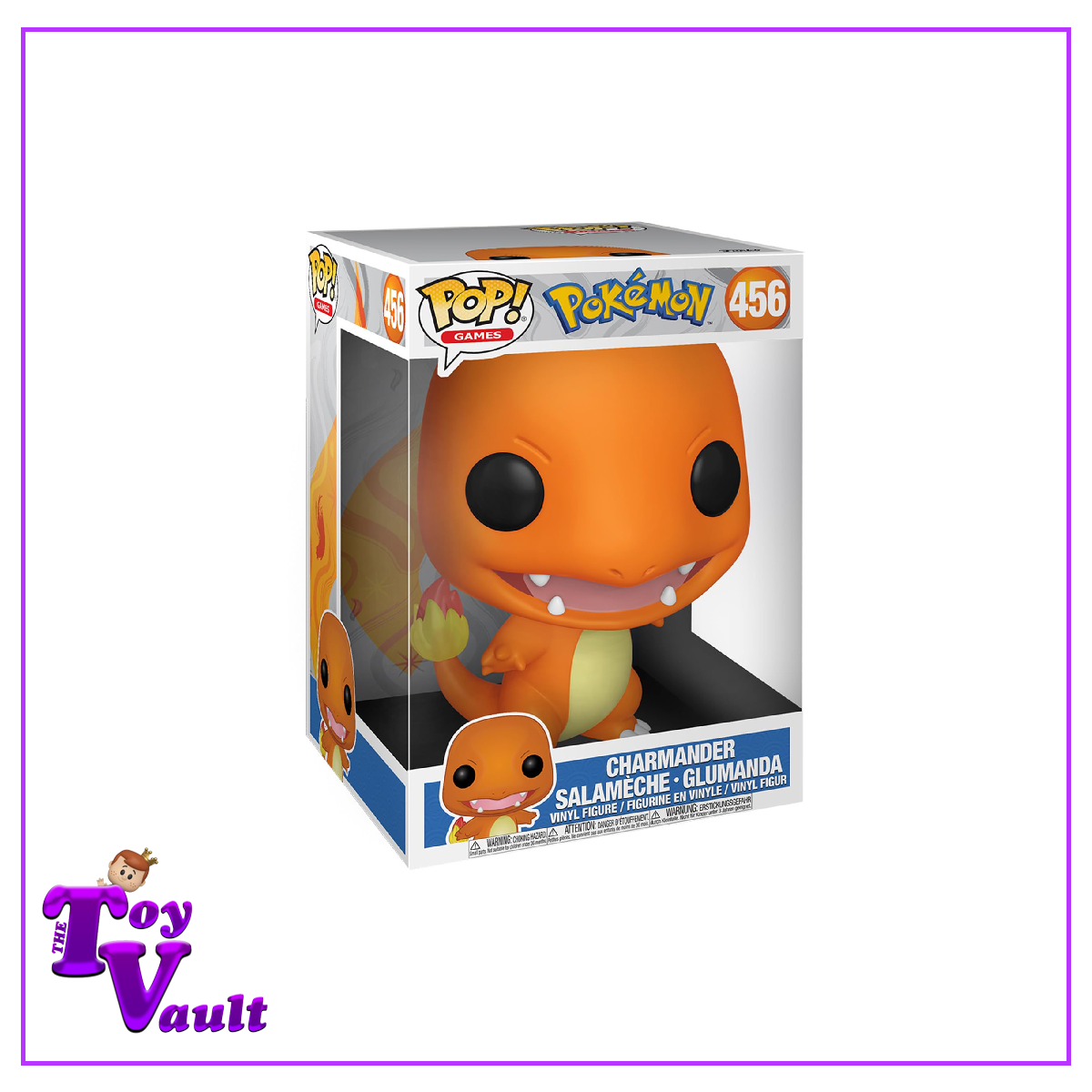 Funko Pop! Games Pokemon - Charmander #456 (10-inch)