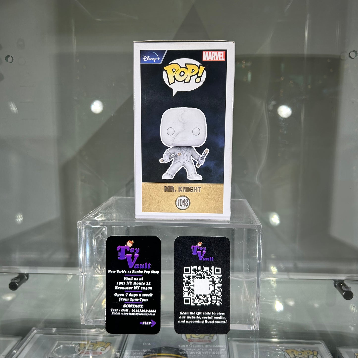 Funko Pop! Marvel Moon Knight - Mr. Knight #1048 Custom Box Art