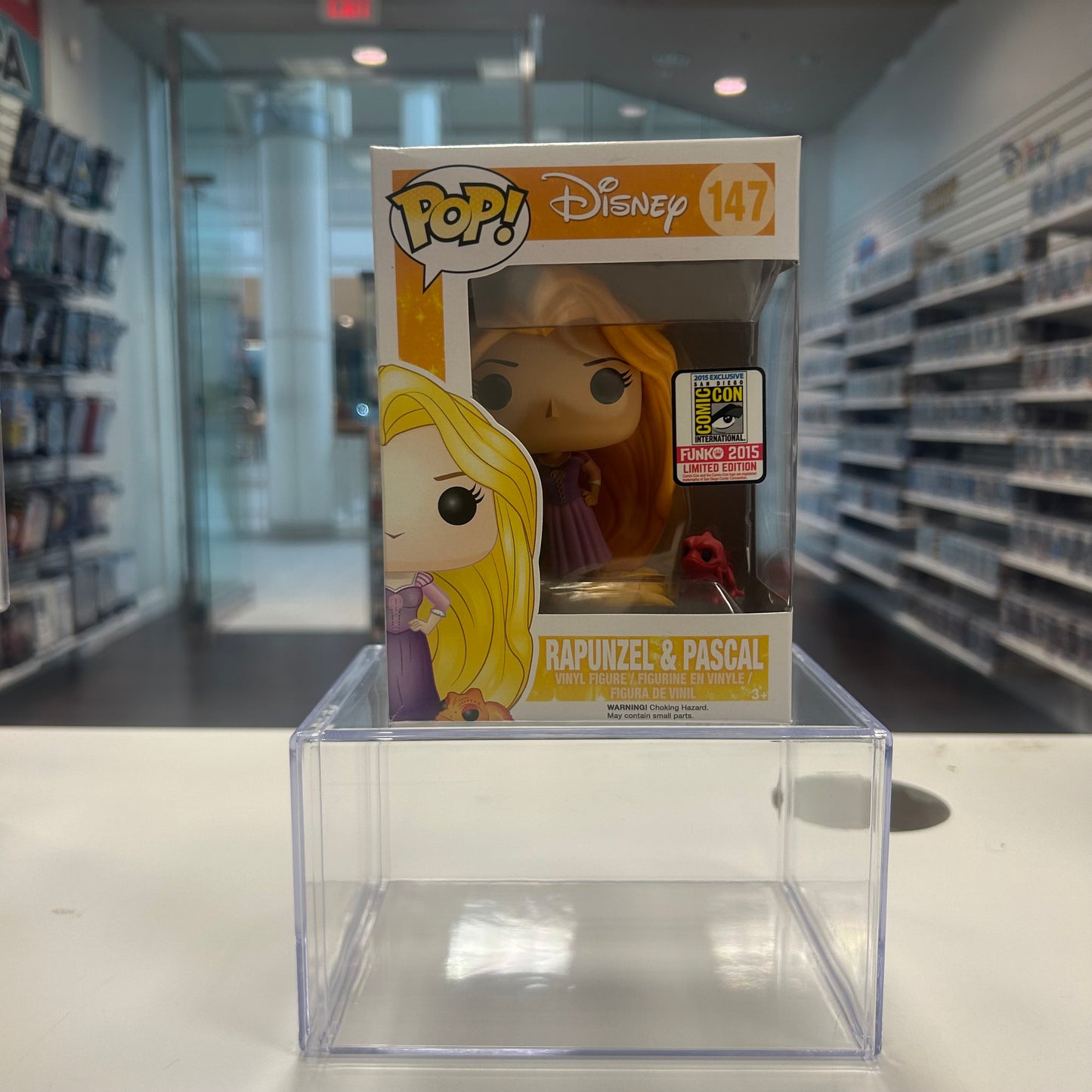 Funko Pop! Disney Tangled - Rapunzel w/ Pan & Red Pascal #147 2015 San Diego Comic Con Exclusive