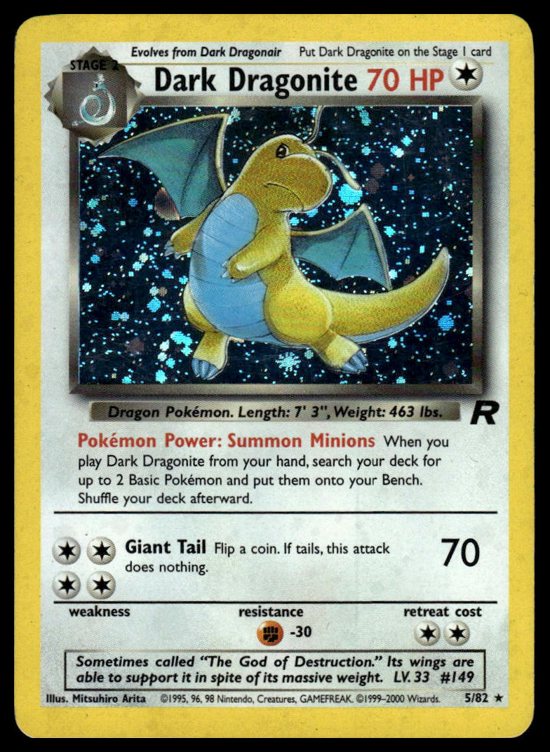 Pokemon TCG Dark Dragonite (5) #05/82 Team Rocket