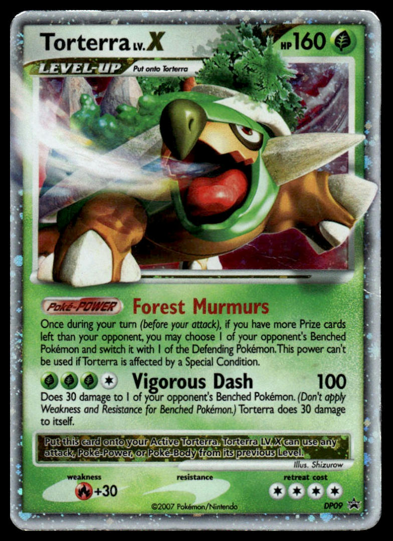 Pokemon TCG Torterra LV.X #DP09 Diamond and Pearl Promos