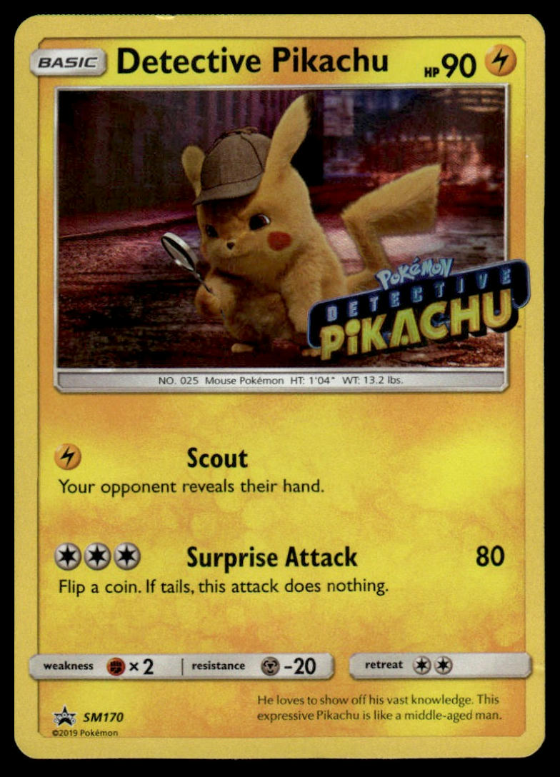 Pokemon TCG Detective Pikachu #SM170 SM Promos