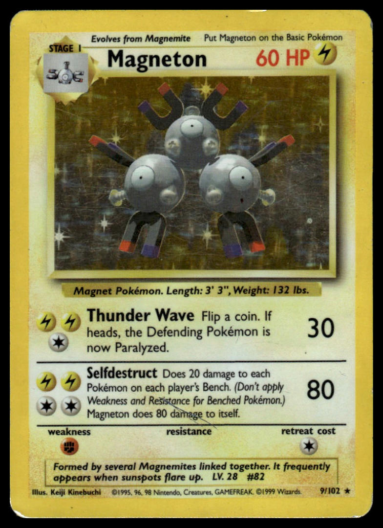 Pokemon TCG Magneton #009/102 Base Set