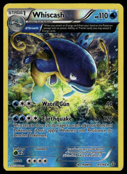 Pokemon TCG Whiscash (Alpha) #41/160 XY - Primal Clash
