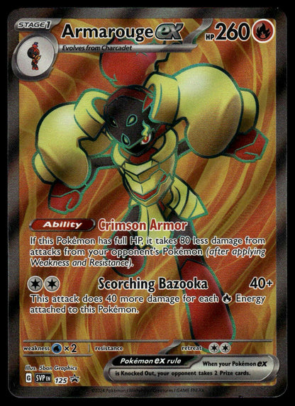 Pokemon TCG Armarouge ex #125 SV: Scarlet & Violet Promo Cards