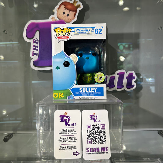 [SOLD 7.21.24] Funko Pop! Disney Monsters Inc - Sulley #62 (Metallic) 2013 San Diego Comic Con Exclusive LE 480