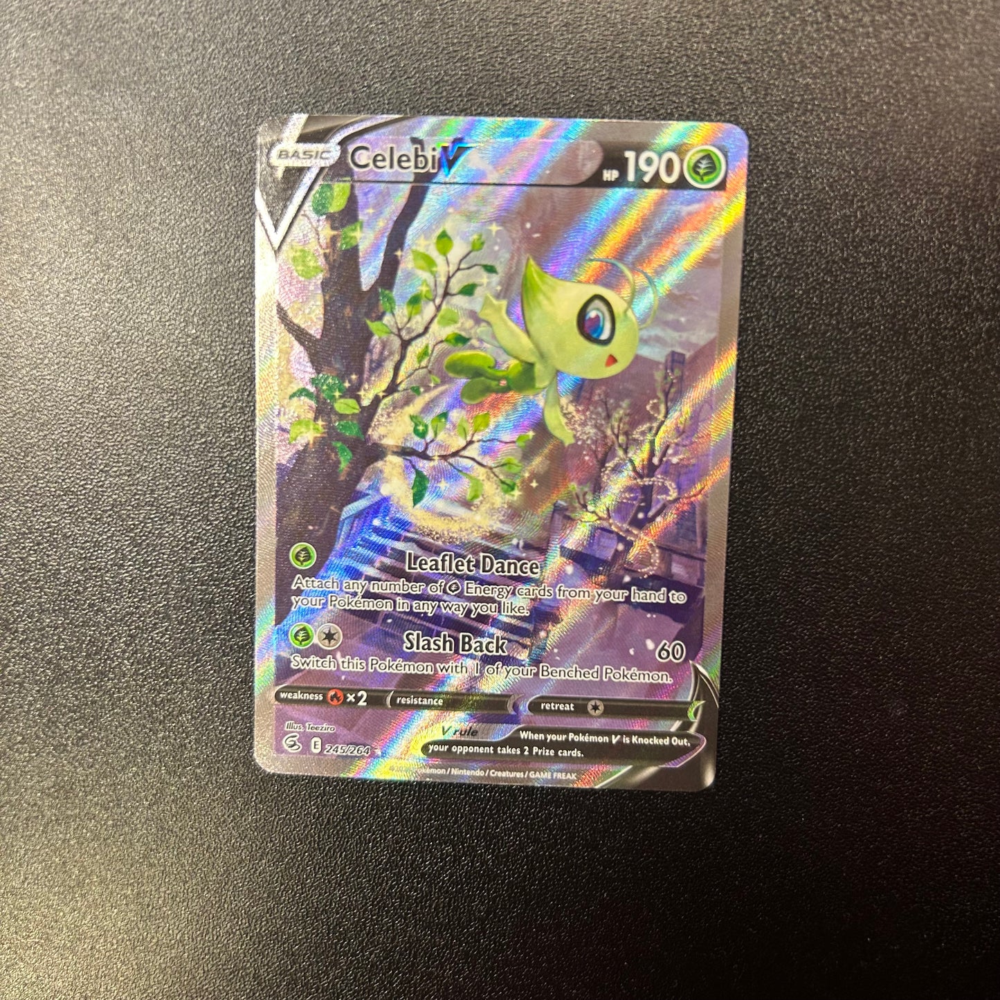 Pokemon TCG Celebi V Full Art 245/264