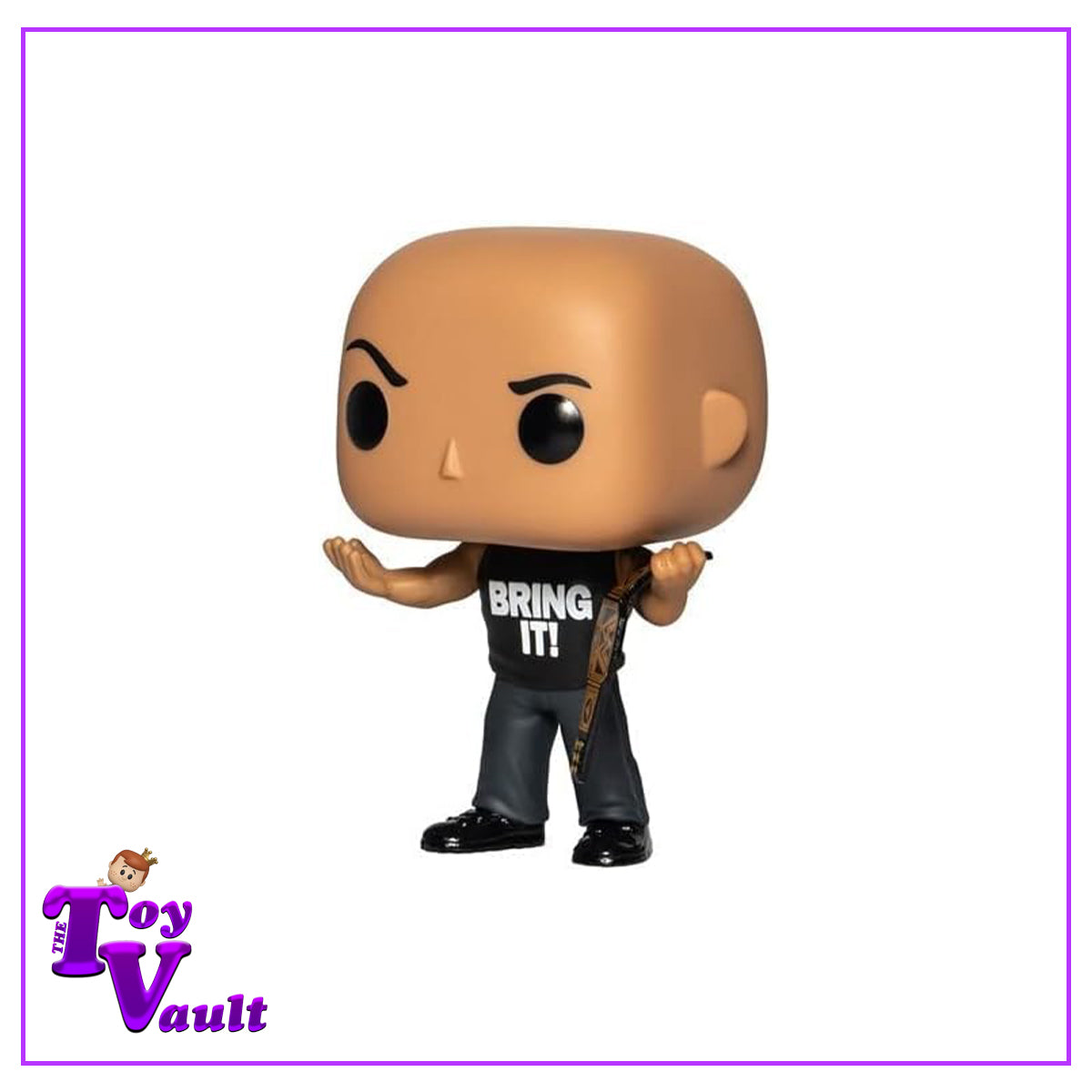 Funko Pop! Sports WWE Wrestling - The Rock #91 Entertainment Earth Exclusive