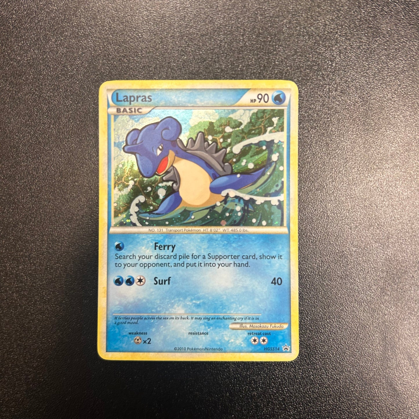 Pokemon TCG Lapras HGSS14 Promo Holofoil