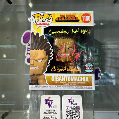 Funko Pop! Animation My Hero Academia - Gigantomachia #1150 Specialty Series Signed by Cris George