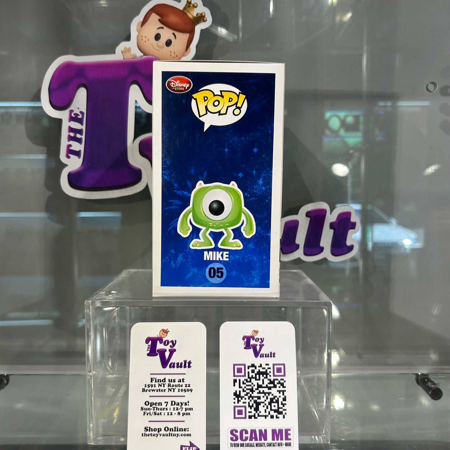 [SOLD 7.12.24] Funko Pop! Disney Monsters Inc - Mike Wazowski #05 Glow in the Dark CHASE 2011 San Diego Comic Con Exclusive LE 480