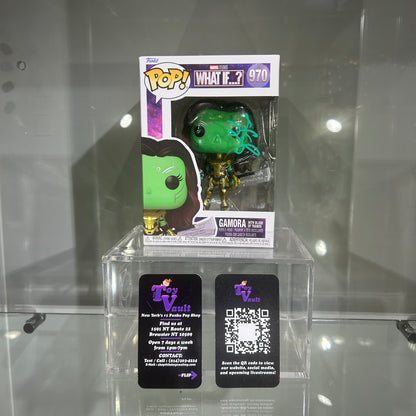 Funko Pop! Marvel What If - Gamora with Blade of Thanos #970 Signed by Zoe Saldana